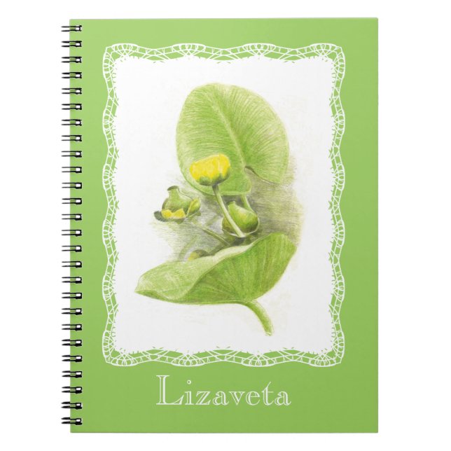 Cuaderno Flores de lirios (Frente)