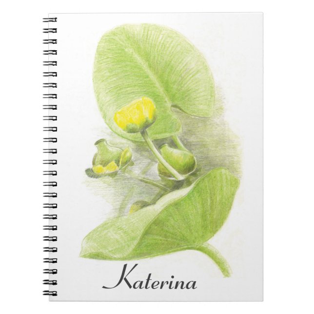 Cuaderno Flores de lirios (Frente)