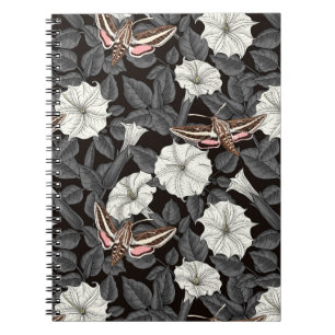 Cuaderno Flores de luna y poliéster 2