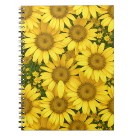 Cuaderno Flores de margarita amarilla