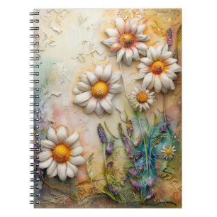 Cuaderno Flores de margarita Bonito Flores silvestres Natur