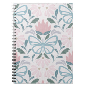 Cuaderno Flores de mariposa (de gran escala)