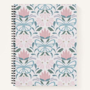 Cuaderno Flores de mariposa (escala media)
