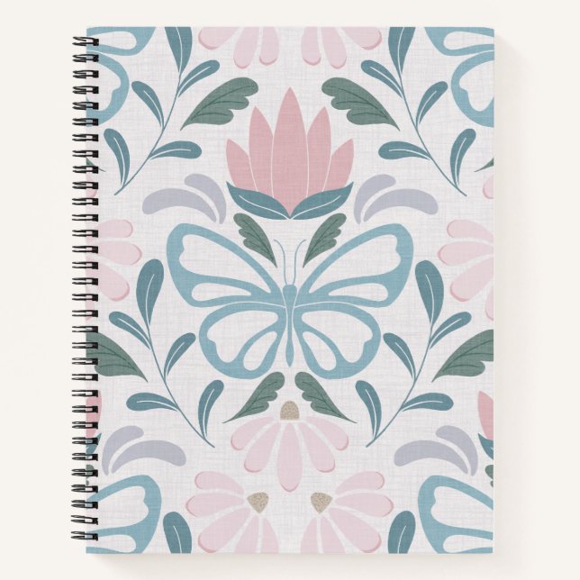 Cuaderno Flores de Mariposa (Gran Escala) (Anverso)