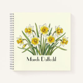 Cuaderno Flores de Narciso de Marzo