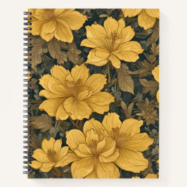 Cuaderno Flores de Oro