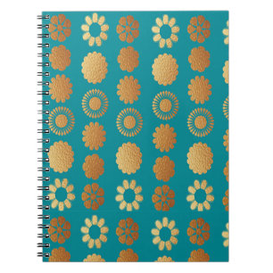 Cuaderno Flores de Oro en Teel