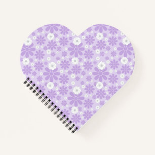 Cuaderno Flores de Pastel Patrón LAVANDA