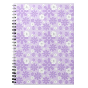 Cuaderno Flores de Pastel Patrón LAVANDA