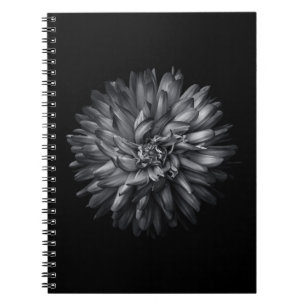 Cuaderno Flores De Patio Trasero En Blanco Y Negro 20