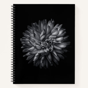 Cuaderno Flores De Patio Trasero En Blanco Y Negro 20