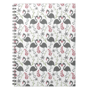 Cuaderno Flores de patrón sin costura, hojas