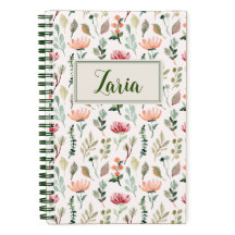 Flores de primavera | Espiral personalizada