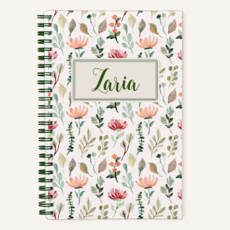 Cuaderno Flores de primavera | Espiral personalizada