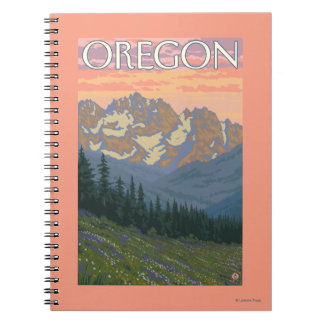 Cuaderno Flores de primavera - Poster de Viajes de época