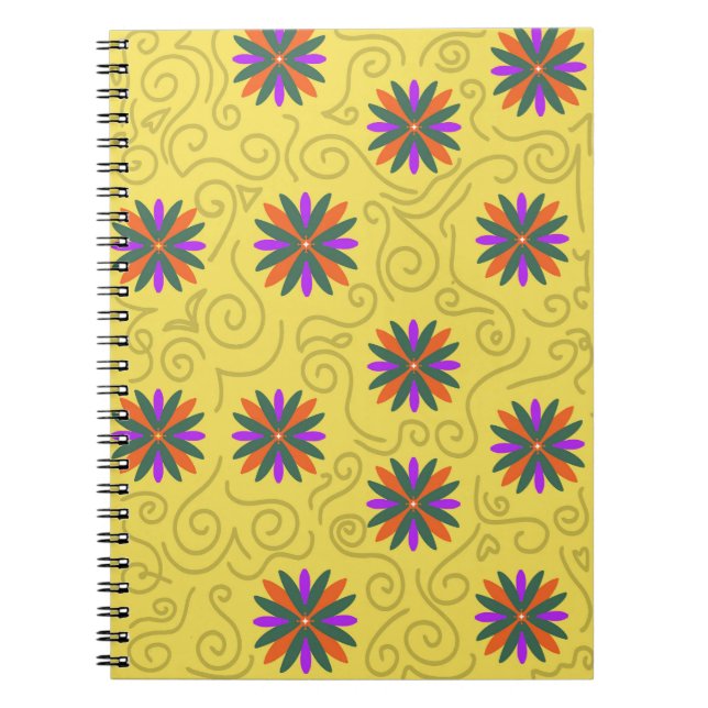 Cuaderno Flores de primavera simples (Frente)