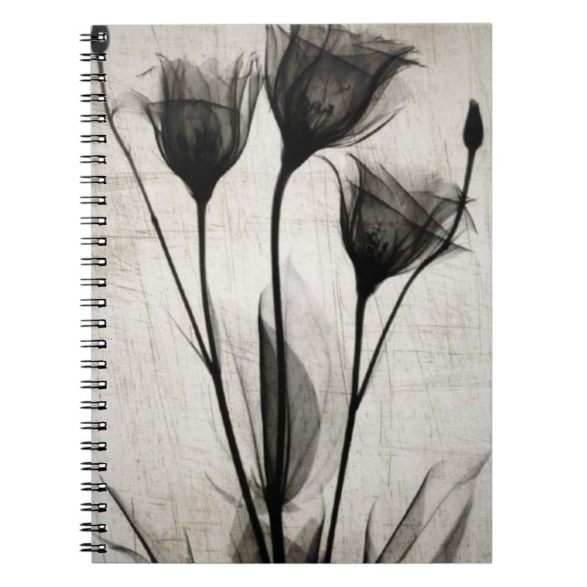 Cuaderno Flores de rayos X antiguas (Frente)