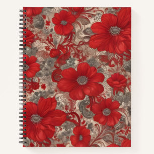 Cuaderno Flores de Rubí y Plata