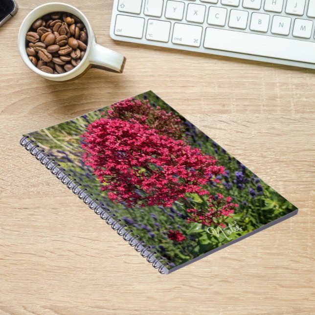 Cuaderno Flores de Valeriana Roja Floral (In Situ)
