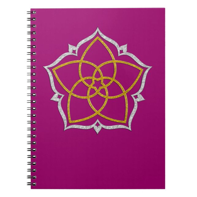 Cuaderno FLORES DE VENUS / PLATA DE GOLD DE Venusblume Lotu (Frente)