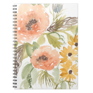 Cuaderno Flores de verano tardías I