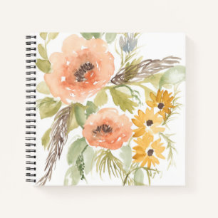 Cuaderno Flores de verano tardías I
