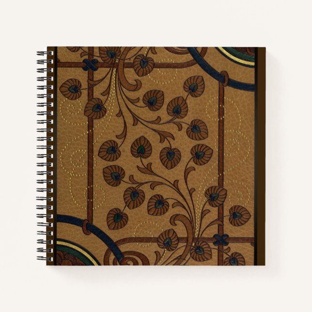 Cuaderno Flores Decorativas Deco (Anverso)