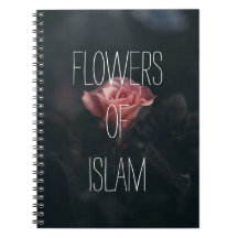 flores del islam bloc de notas muslimah regalo isl
