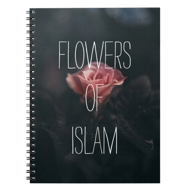 Cuaderno flores del islam bloc de notas muslimah regalo isl (Frente)