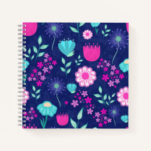 Cuaderno Flores delicadas y detalles botánicos