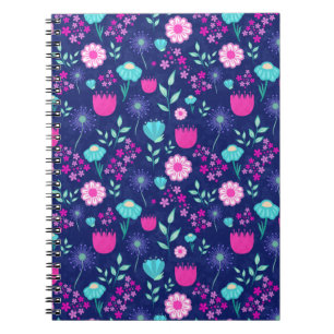 Cuaderno Flores delicadas y detalles botánicos