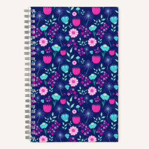 Cuaderno Flores delicadas y detalles botánicos