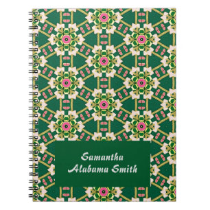 Cuaderno Flores doradas