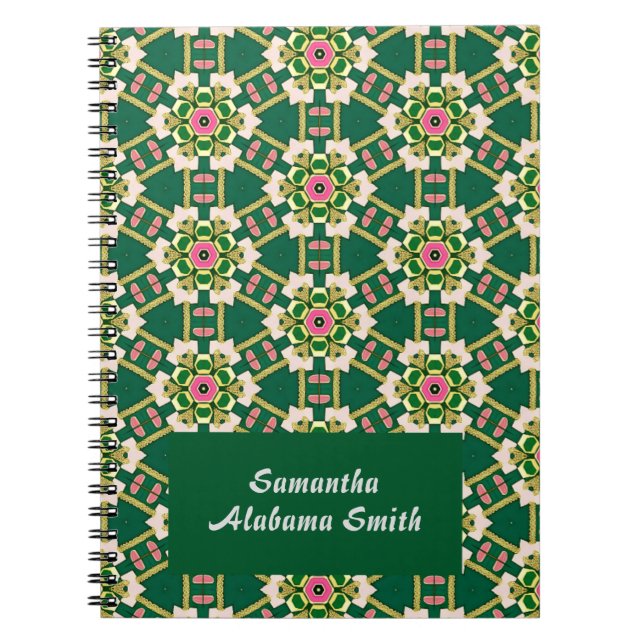 Cuaderno Flores doradas (Frente)