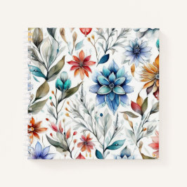 Cuaderno Flores en acuarela