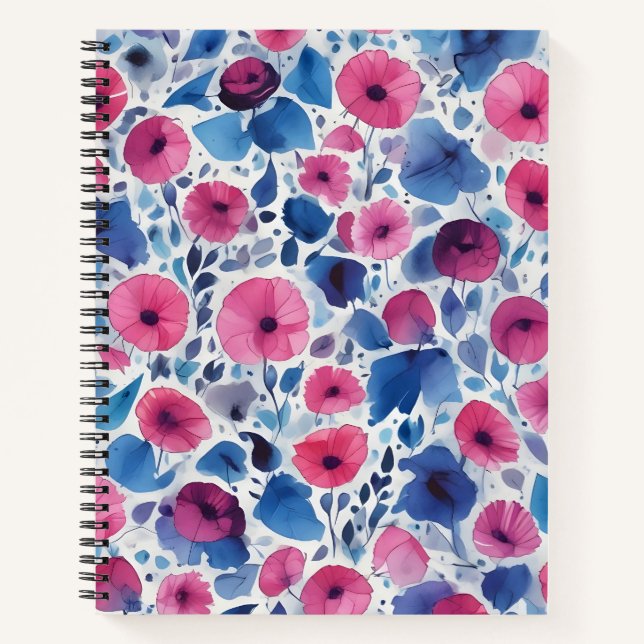 Cuaderno Flores en Agua (Anverso)