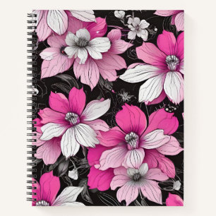 Cuaderno Flores en Jardín de Luna