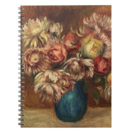 Cuaderno Flores en una Vasa Verde (1912) de Renoir.