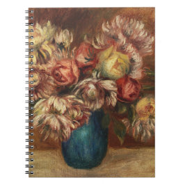 Cuaderno Flores en una Vasa Verde (1912) de Renoir.