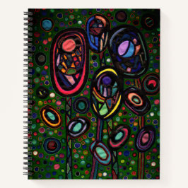 Cuaderno Flores estampadas