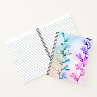 Cuaderno Flores Etéreas Coloridas