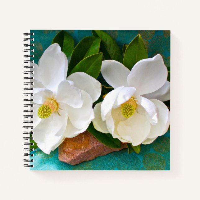 Cuaderno Flores | Flor de Magnolia (Anverso)
