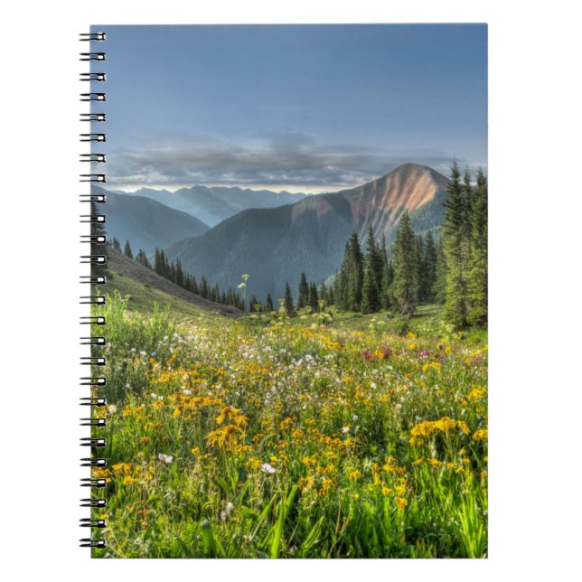 Cuaderno Flores | Flores silvestres Silverton Colorado (Frente)