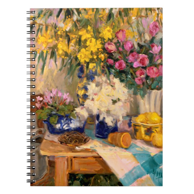Cuaderno Flores frescas II (Frente)