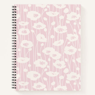 Cuaderno Flores Frescas | Neutro - Rosa Rubor