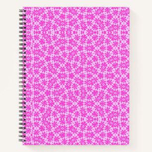 Cuaderno Flores Fucsia