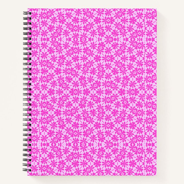 Cuaderno Flores Fucsia (Anverso)