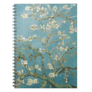 Cuaderno Flores Gogh Ramas Flores de Almendro Naturaleza