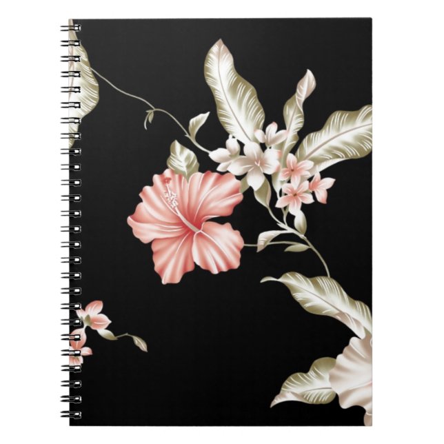 CUADERNO FLORES HAWAIANAS DEL HIBISCO (Frente)