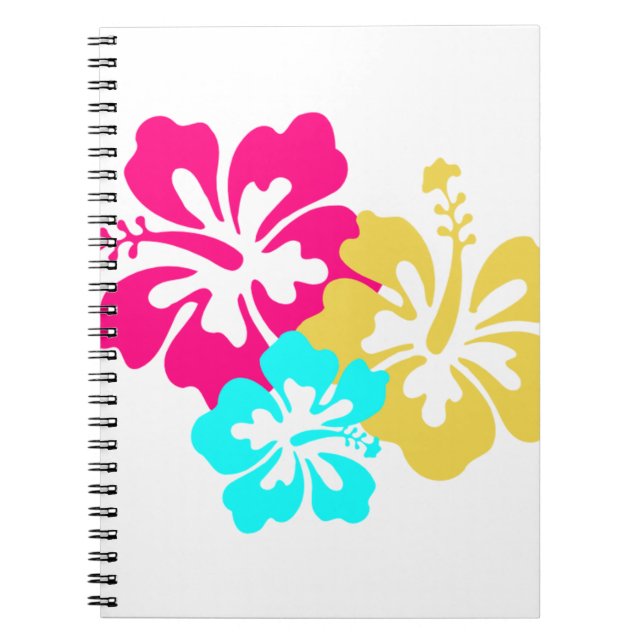 Cuaderno Flores hawaianas del hibisco (Frente)